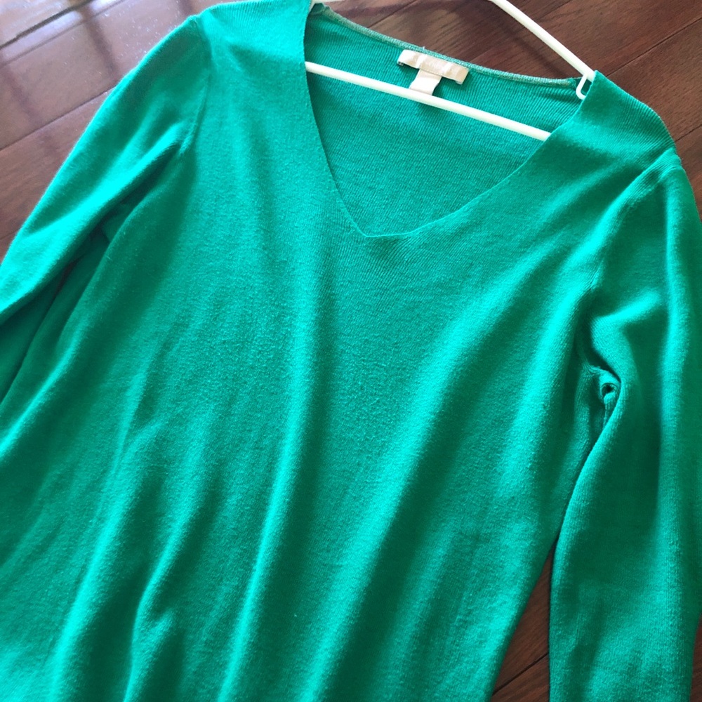 Green Long Sleeve Sweater